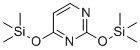 structure of CAS# 10457-14-4, 2,4-Bis((trimethylsilyl)oxy)pyrimidine