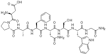Leukokinin I molecular structure (CAS 104600-89-7)