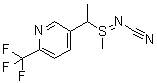 CAS 登录号：1046119-63-4, 5-(1-氰基亚氨基乙基)-2-(三氟甲基)吡啶