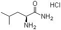 structure of CAS# 10466-61-2, L-Leucinamide hydrochloride