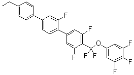 CAS # 1047653-92-8, 4-[Difluoro(3,4,5-trifluorophenoxy)methyl]-4''-ethyl-2',3,5-trifluoro-1,1':4',1''-terphenyl