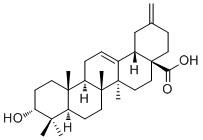 CAS # 104777-61-9, 3alpha-Akebonoic acid, (3alpha)-3-Hydroxy-30-noroleana-12,20(29)-dien-28-oic acid