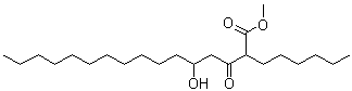 CAS # 104801-82-3, 2-Hexyl-5-hydroxy-3-oxohexadecanoic acid methyl ester