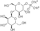 CAS # 104808-98-2, 4-O-alpha-D-Glucopyranosyl-alpha-D-glucopyranose 1-(dihydrogen phosphate) dipotassium salt