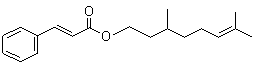 CAS 登录号：10482-79-8, 肉桂酸 3,7-二甲基-6-辛烯酯