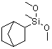 CAS # 104821-32-1, Bicyclo[2.2.1]heptan-2-yl dimethoxy-(methyl)silane, 2-(Dimethoxymethylsilyl)bicyclo[2.2.1]heptane, 2-Dimethoxymethylsilylnorbornane