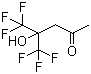 structure of CAS# 10487-10-2, 5,5,5-三氟-4-羟基-4-(三氟甲基)-2-戊酮
