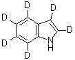 CAS # 104959-27-5, 1H-Indole-2,3,4,5,6,7-d<sub>6</sub>