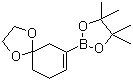 structure of CAS# 1049730-46-2, 1,4-Dioxaspiro[4.5]dec-7-en-7-ylboronic acid pinacol ester