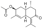 3-Acetoxy-4,7(11)-cadinadien-8-one molecular structure (CAS 104975-02-2)