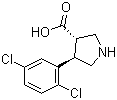 CAS # 1049978-45-1, (3S,4R)-4-(2,5-Dichlorophenyl)pyrrolidine-3-carboxylic acid