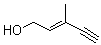 3-Methyl-2-penten-4-yn-1-ol molecular structure (CAS 105-29-3)
