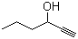 1-己炔-3-醇分子结构 (CAS 105-31-7)