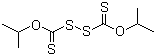 二硫化二异丙基黄原酸酯分子结构 (CAS 105-65-7)