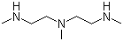 1,4,7-三甲基二乙烯三胺分子结构 (CAS 105-84-0)