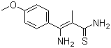 CAS 登录号：1050392-22-7, 3-氨基-3-(4-甲氧基苯基)-2-甲基-2-硫代丙烯酰胺