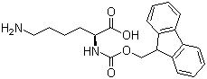 structure of CAS# 105047-45-8, Fmoc-L-lysine