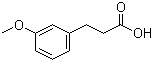3-(3-甲氧基苯基)丙酸分子结构 (CAS 10516-71-9)