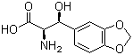 CAS 登录号：105229-14-9, 3-(苯并[1,3]二氧戊环-5-基)-2-氨基-3-羟基丙酸