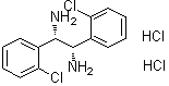 structure of CAS# 1052707-24-0, (1S,2S)-1,2-Bis(2-chlorophenyl)-1,2-ethanediamine hydrochloride (1:2)