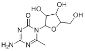 6-甲基-5-氮杂胞嘧啶戊糖分子结构 (CAS 105330-94-7)