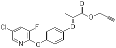structure of CAS# 105512-06-9, Clodinafop-propargyl