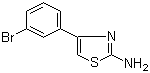 structure of CAS# 105512-81-0, 2-Amino-4-(3-bromophenyl)thiazole