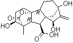 CAS # 105593-21-3, Gibberellin A72, (1alpha,2beta,4aalpha,4bbeta,9beta,10beta)-2,4a,7,9-Tetrahydroxy-1-methyl-8-methylenegibbane-1,10-dicarboxylic acid 1,4a-lactone, GA72