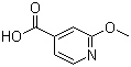 structure of CAS# 105596-63-2, 2-Methoxy-4-pyridinecarboxylic acid