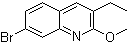 CAS 登录号：1056892-06-8, 7-溴-3-乙基-2-甲氧基喹啉
