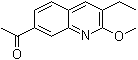 CAS # 1056892-08-0, 1-(3-Ethyl-2-methoxy-7-quinolinyl)ethanone