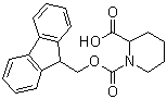 structure of CAS# 105751-19-7, 1-[(9H-Fluoren-9-ylmethoxy)carbonyl]piperidine-2-carboxylic acid