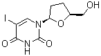 structure of CAS# 105784-83-6, 5-碘-2',3'-二脱氧尿苷