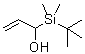 1-[(叔丁基)二甲基硅烷基]-2-丙烯-1-醇分子结构 (CAS 105875-75-0)