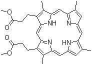 structure of CAS# 10589-94-3, Pyroporphyrin dimethyl ester