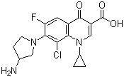 structure of CAS# 105956-97-6, Clinafloxacin
