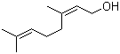 橙花醇分子结构 (CAS 106-25-2)