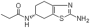 structure of CAS# 106006-84-2, (6S)-2-氨基-6-丙酰氨基四氢苯并噻唑
