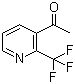 structure of CAS# 1060810-84-5, 1-[2-(Trifluoromethyl)-3-pyridinyl]ethanone