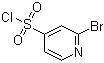 structure of CAS# 1060811-61-1, 2-溴-4-吡啶磺酰氯