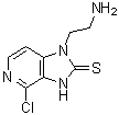 CAS 登录号：1061318-71-5, 1-(2-氨基乙基)-4-氯-1H-咪唑并[4,5-c]吡啶-2(3H)-硫酮