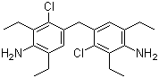 structure of CAS# 106246-33-7, Bis(4-amino-2-chloro-3,5-diethylphenyl)methane