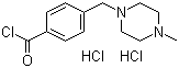 structure of CAS# 106261-64-7, 4-(4-Methylpiperazinylmethyl)benzoyl chloride dihydrochloride