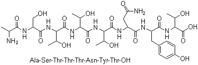 (D-Ala1)-Peptide T molecular structure (CAS 106362-33-8)