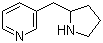 structure of CAS# 106366-28-3, 3-(2-Pyrrolidinylmethyl)pyridine
