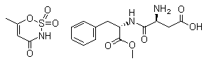 structure of CAS# 106372-55-8, Acesulfame-Aspartame salt