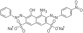 structure of CAS# 1064-48-8, Acid Black 1