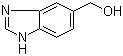 1H-苯并咪唑-5-甲醇分子结构 (CAS 106429-29-2)