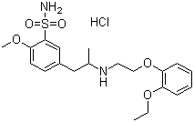 structure of CAS# 106463-17-6, Tamsulosin hydrochloride