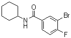 structure of CAS# 1065074-00-1, 3-溴-N-环己基-4-氟苯甲酰胺
